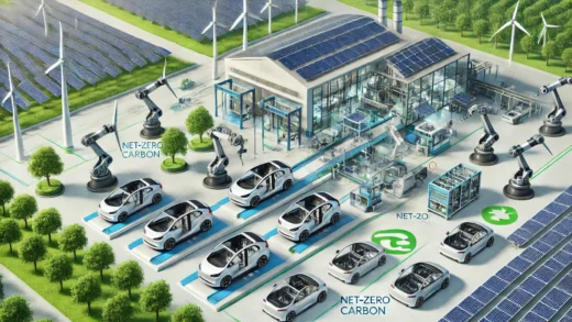 Net-Zero Carbon Car Manufacturing