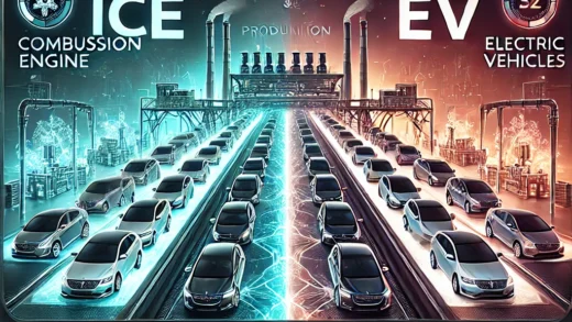 Balancing ICE and EV Production