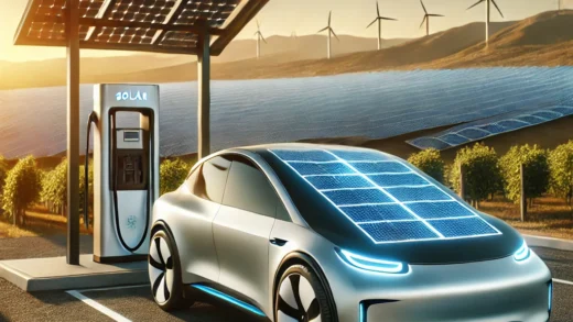 Solar-powered EVs
