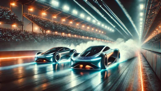 Drag racing EVs