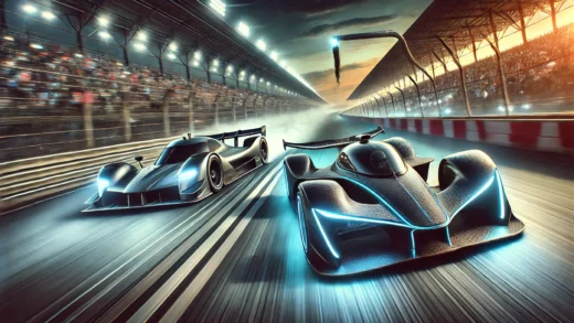 Electric vs. Gas Race Cars