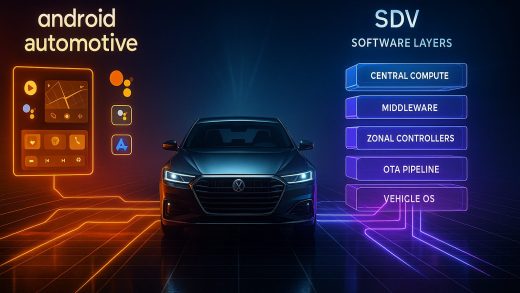 How SDVs Challenge Android Automotive in the Software Layer Race